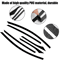 Chrome Delete Blackout Window Trims For Honda Accord Sedan Gloss Black Finish 4
