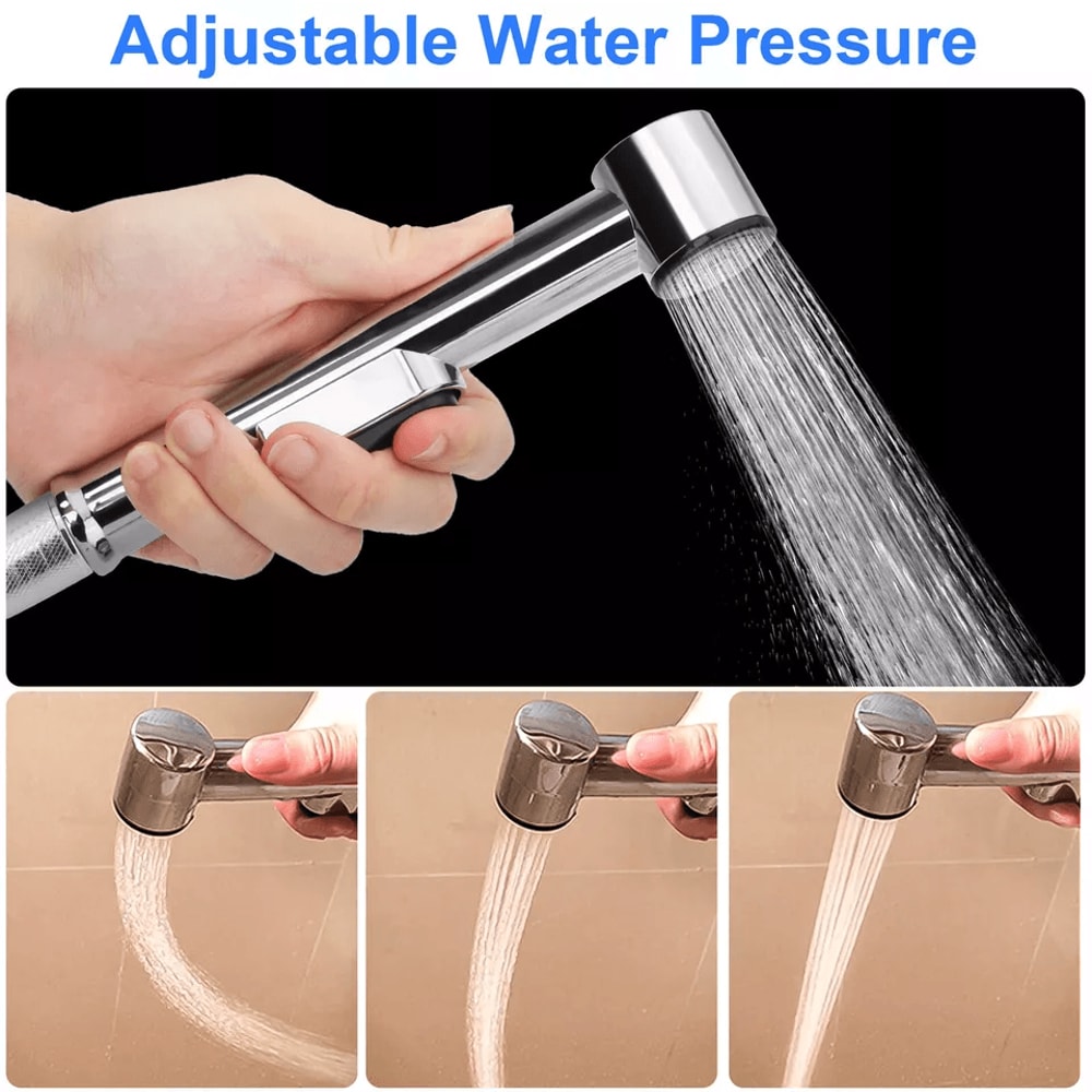 Hand Held Toilet Bidet Sprayer Bathroom Shower Water Spray Head W Hose Part Stainless Steel Handhel 2