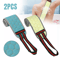 2pcs Exfoliating Back Scrubber Handle DoubleSided Body Scrub Towel Washcloth For Shower Plant Fiber 0
