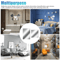 Self Adhesive Mirror Sheets Flexible Reflective Wall Sticker Film For Home Decor DIY Gym Bathroom   1
