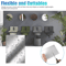 Self Adhesive Mirror Sheets Flexible Reflective Wall Sticker Film For Home Decor DIY Gym Bathroom   2