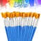 32Pcs Artist Paint Brushes Kit For Acrylic Oil  Watercolor Flat Nylon Brush Set For Craft Model Fac 0