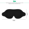 3D Travel Silk Eye Mask For Sleeping Soft Padded Shade Cover Breathable Blindfold 4