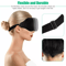 3D Travel Silk Eye Mask For Sleeping Soft Padded Shade Cover Breathable Blindfold 2