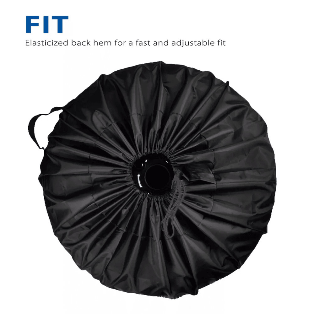 DIY Tyre Wheel Cover For Jeep RV Trailer Camper Black Waterproof Protector 3