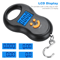 Digital Fish Scale Postal Hanging Hook Luggage Weight LCD Mini Portable Handheld Scale For Travel F 1