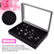 Jewelry Ring Display Organizer Case With Slots Stackable Tray Holder Earrings Storage Box For Home 3