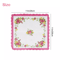 Vintage Floral Lady Handkerchiefs Soft Cotton Pocket Squares Classic Hankies For Daily Use Or Gifts 6
