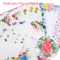 Vintage Floral Lady Handkerchiefs Soft Cotton Pocket Squares Classic Hankies For Daily Use Or Gifts 2