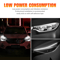 White Flexible LED Strip Lights For Car Headlights Waterproof 6000K Daytime Running DRL Light Strip 4