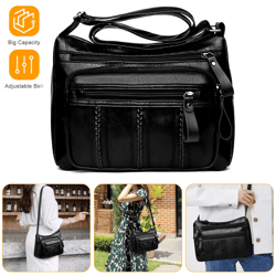stylish women shoulder handbag cross body pouch bag, pu leather cell phone purse and wallet case for everyday use
