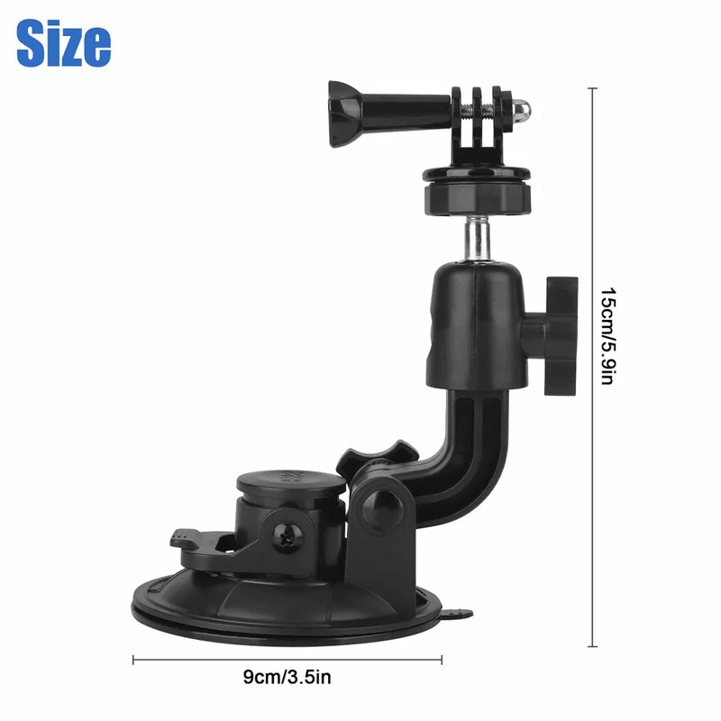 Car Window Holder Suction Cup Mount For GoPro Hero DSLR Nikon Windshield Camera Bracket 5