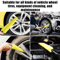 Premium Car Detailing Cleaning Brush Kit Tire Rim Washing Scrub  Wheel Cleaner Tool For Cars Bikes  4