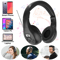 Portable Wireless FM Radio Headphone Foldable OverEar Stereo Headset Receiver Lightweight Compact 4