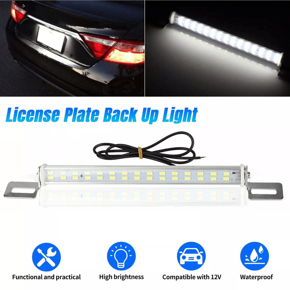 Universal LED License Plate Light 6000K White Backup Lamp For Car SUV Truck RV 0