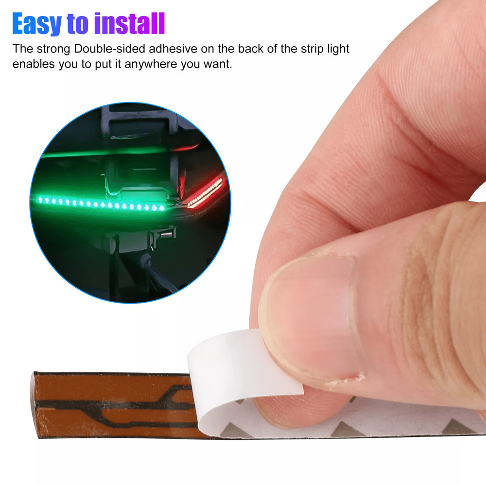 Red Green Submersible Navigation Light Waterproof Marine Boat Bow LED Strips For Pontoon Yacht Ding 5