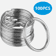 100pcs 25mm Stainless Steel Key Ring Rustproof Split Round Rings For DIY Keychains Crafts Organizin 1