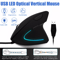 Ergonomic Optical Vertical Mouse USB Wired 2400 DPI LED Mice With 6 Buttons For PC Laptop Computer 1