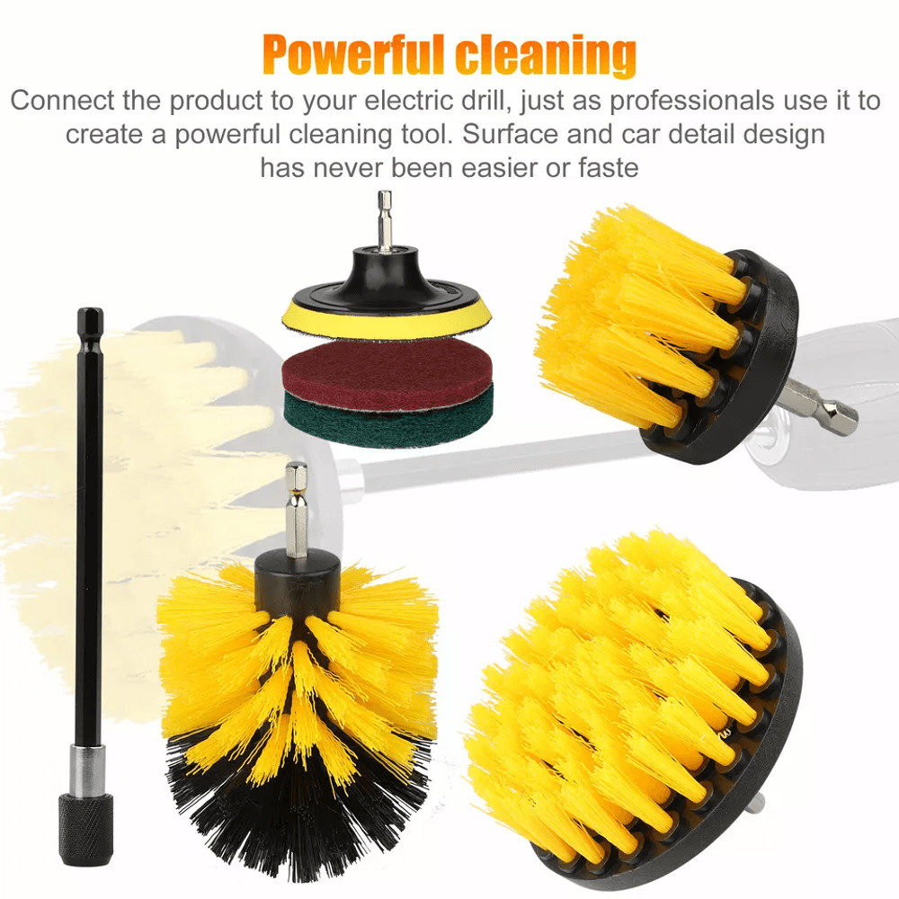 Polishing Waxing Pad Kit Car Buffing Sponge Set For Drill  Polisher 3