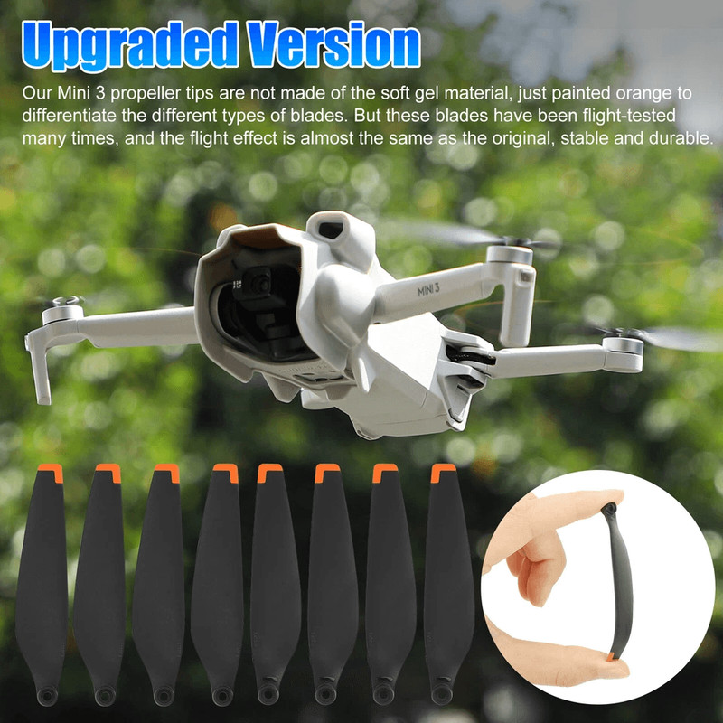 Upgraded LowNoise Props Wings For DJI Mini Drone Durable Replacement Blades Compatible Accessories 1