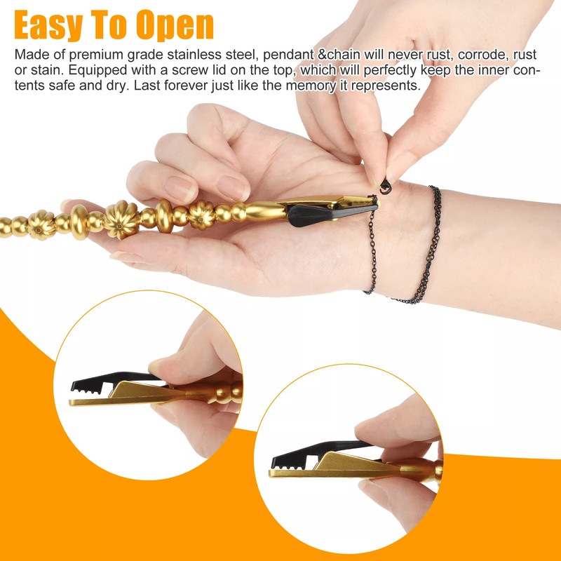 2X Bracelet Wearing Helper Stick Tool Long Clamp Chain Fastener Clip Plastic Hand Chain Aid For One 2