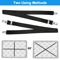 2x Adjustable Bed Sheet Fastener Elastic Suspenders Straps With Clips Secure Fitted Sheets Mattres 4