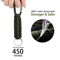 Survival Paracord Bracelet Set Adjustable Emergency Cord Wristbands For Hiking Camping 2