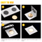 Coin Holders Mylar Paper Cardboard Flips In 4 Sizes For Coin Collection Storage Album Book 2