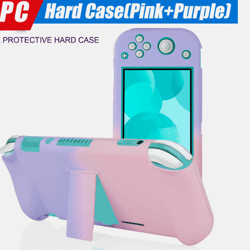 hard case cover shell with screen protector thumb grip caps for nintendo switch lite anti-scratch, silky touch, full set