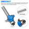 12 Piece Tungsten Carbide Router Bit Set Shank Woodworking Tools For Trimming Grooving Edging  DIY  4