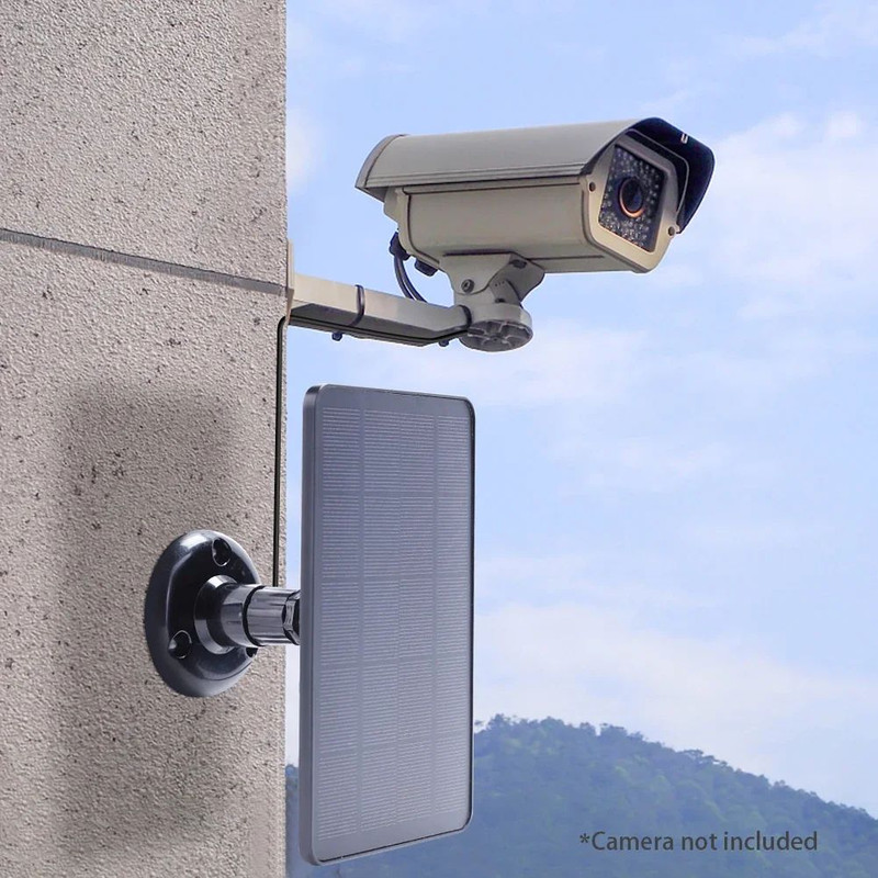 6V Solar Panel With Micro USB Waterproof Outdoor Solar Charger For Security Cameras Small Home Lig 0