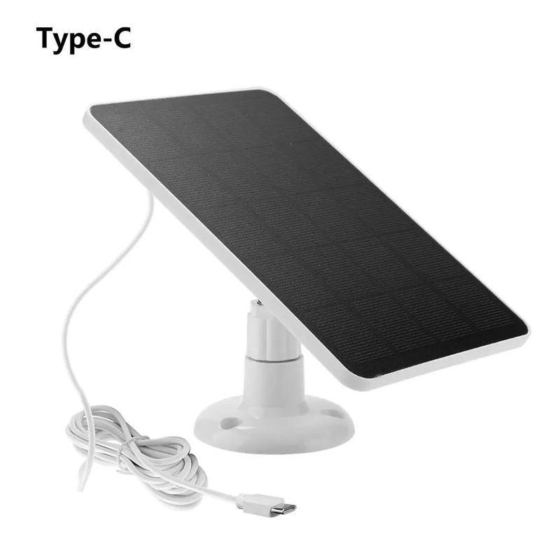 6V Solar Panel With Micro USB Waterproof Outdoor Solar Charger For Security Cameras Small Home Lig 10