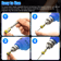 6PCS 14 Inch Screwdriver Bits Magnetic Ring Screwlock Sleeve Aluminum Alloy Batch Head Holder For D 5