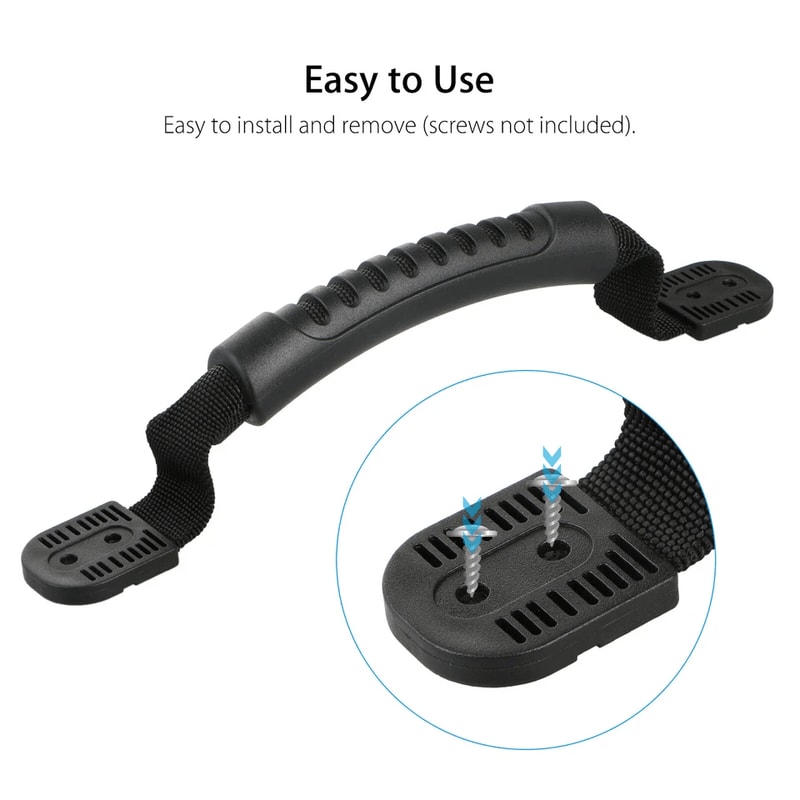 Side Mount Kayak Canoe Handles Rubber Grip Carry Replacement For Boats 2