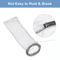 Washing Machine Lint Drain Filter Screen Steel Wire Mesh Traps With Ties For Hoses Prevents Clogs I 2