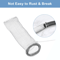 Washing Machine Lint Drain Filter Screen Steel Wire Mesh Traps With Ties For Hoses Prevents Clogs I 2