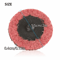 Medium Grit Roll Lock Surface Sanding Disc Quick Change RedMaroon For Welding Grinding And Finishin 4