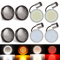Smoke Lens 1157 Front 1156 Rear LED Turn Signal Bullet Lights For Harley Davidson Motorcycles 0