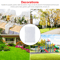 10Pcs White Sublimation Blank Garden Flags Polyester DIY Banner For Parade Yard Outdoor Decoration 4