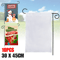 10Pcs White Sublimation Blank Garden Flags Polyester DIY Banner For Parade Yard Outdoor Decoration 0