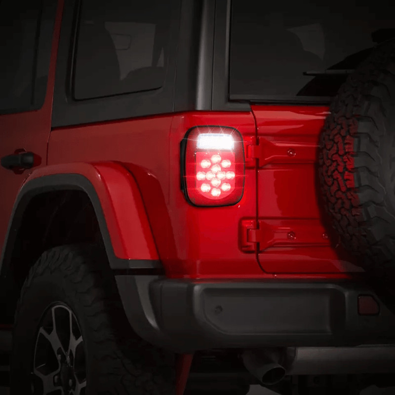 Rear LED Tail Lights With Brake  License Plate Lamp Waterproof 39 LED Stop Turn Signal Lights For T 5