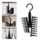 20 Hook Cross X Tie  Belt Hanger NonSlip Closet Organizer With Swivel Design 0