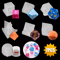 Dice Silicone Resin Mold Set DIY Polyhedral Epoxy Moulds For Tabletop Games Crafts 0