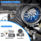 HighPerformance Universal Turbo Cold Air Intake Hose With Single Fan Fuel Mileage Enhancer  Gas Sav 5