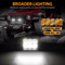 2x 4inch 18W LED Work Light Bar Spot Beam Pods Fog Driving Lamp For Offroad Truck SUV ATV UTV Jeep 1