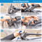 Universal Car Top Roof Rack Cross Bar HeavyDuty Aluminum Luggage Carrier W Lock Fits Most Vehicles 7