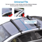Universal Car Top Roof Rack Cross Bar HeavyDuty Aluminum Luggage Carrier W Lock Fits Most Vehicles 3