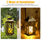 Solar Hanging Lantern LED Lights Outdoor Waterproof Garden Patio Yard Decor Lamp 5