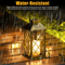 Solar Hanging Lantern LED Lights Outdoor Waterproof Garden Patio Yard Decor Lamp 3