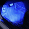 LED Interior Floor Decoration Lamp Blue Light Car Decorative Lights With USB Charge Adjustable Car  2